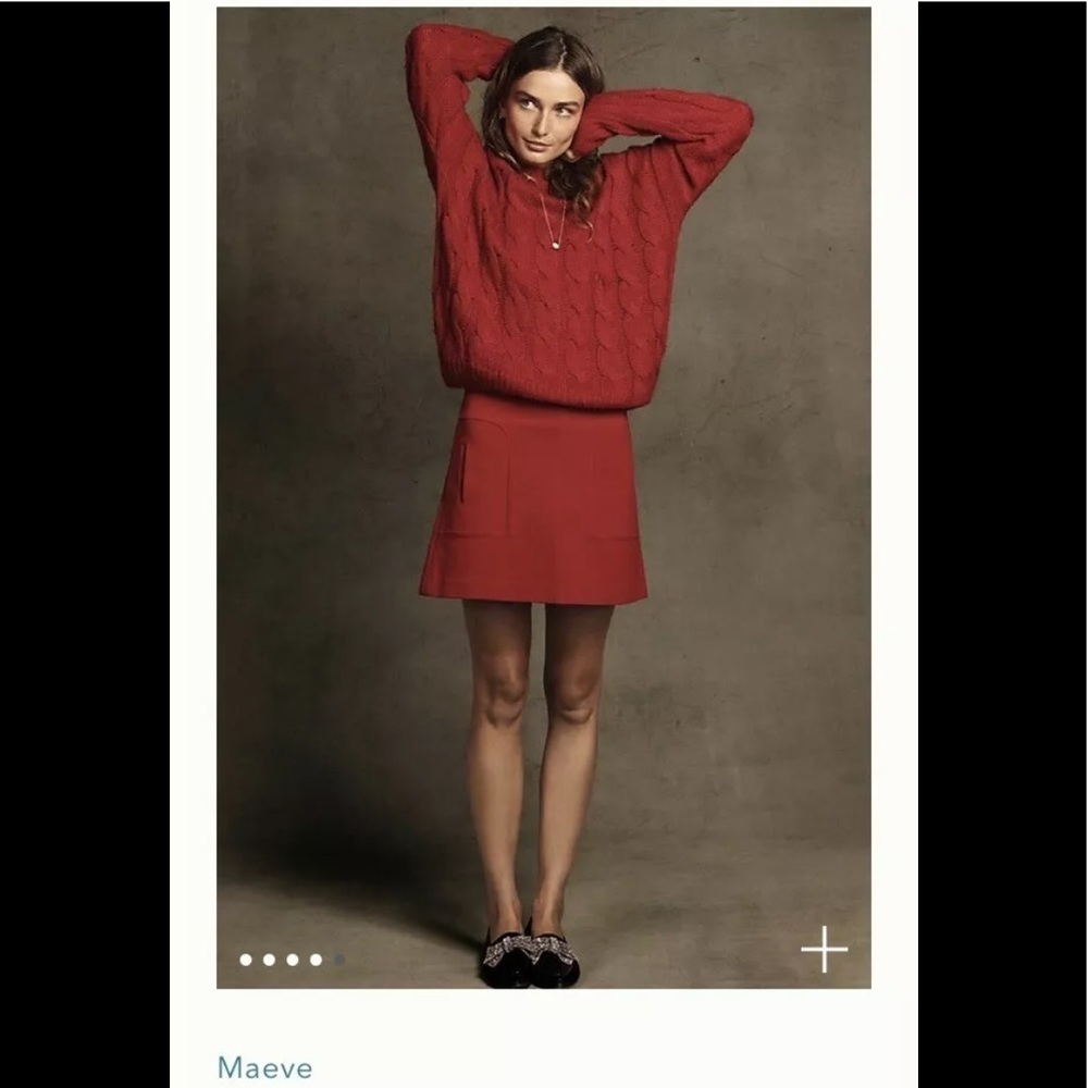 Sale NWOT Anthropologie Maeve Novato mini skirt 4 6 14